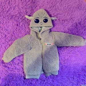 Star Wars Grogu/Baby Yoda sherpa like hoodie